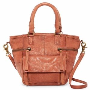 🆕🎉HP🎊Day and Mood Hannah Peach Leather MiniTote